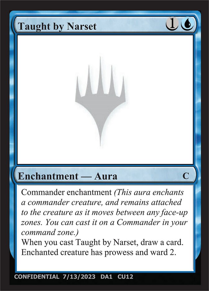 Taught by Narset card front