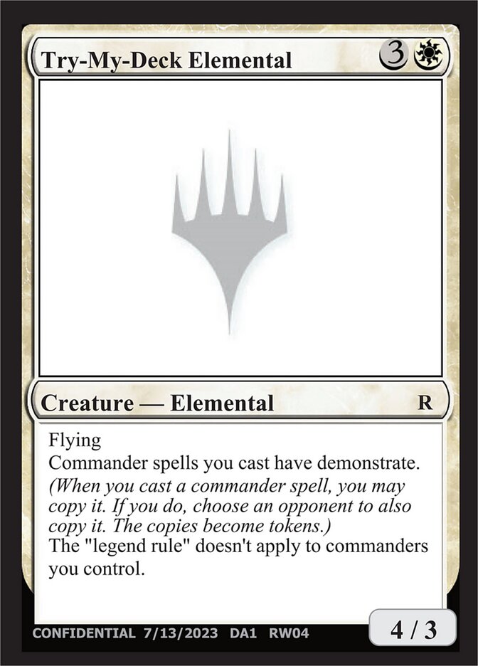 Try-My-Deck Elemental card front