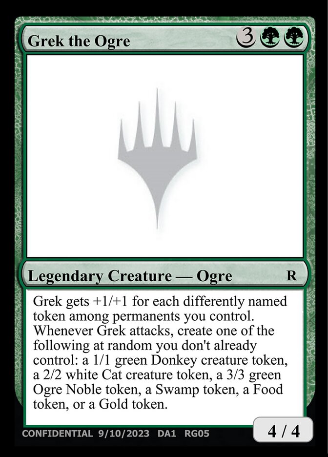 Grek the Ogre card front