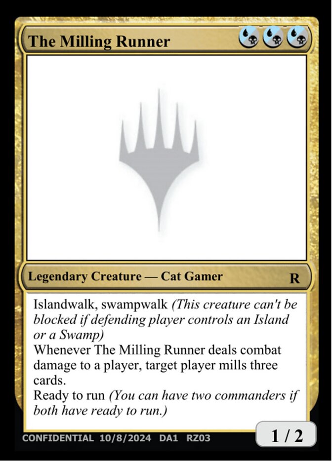 The Milling Runner card front