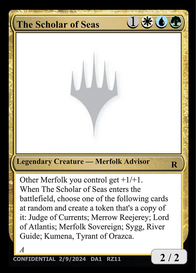 The Scholar of Seas card front