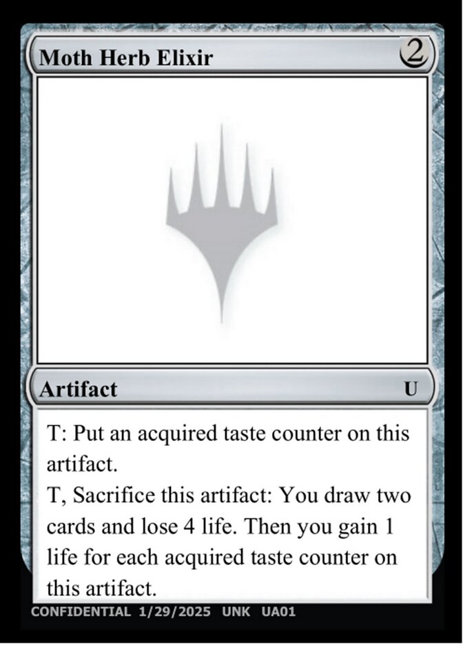 Moth Herb Elixir card front