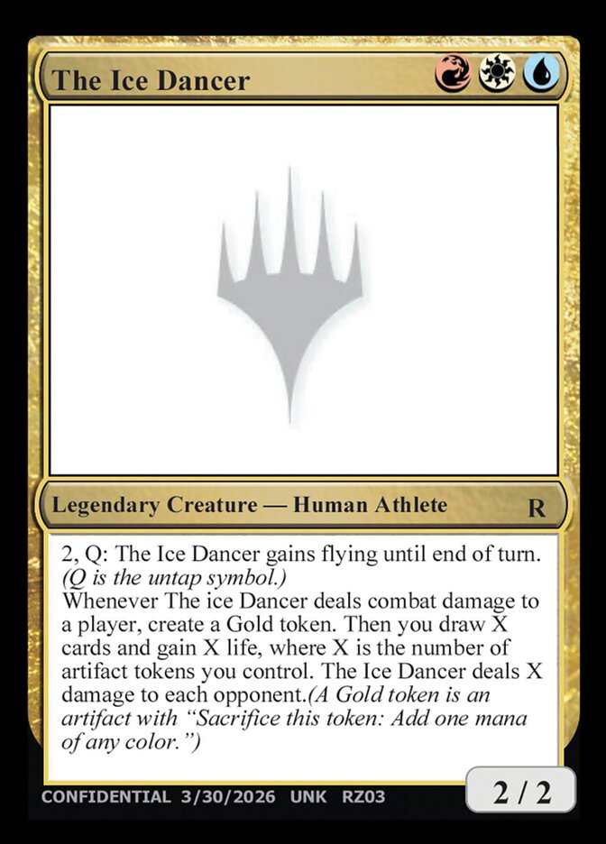 The Ice Dancer card front