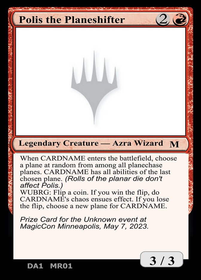 Polis the Planeshifter card front