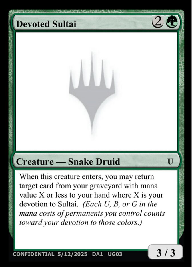 Devoted Sultai card front