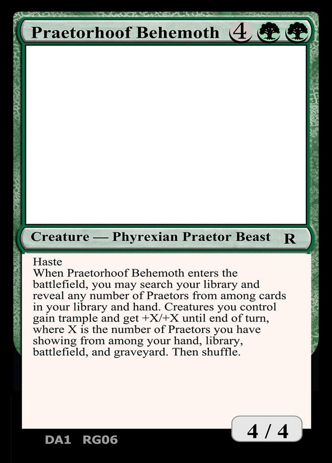 Praetorhoof Behemoth card front