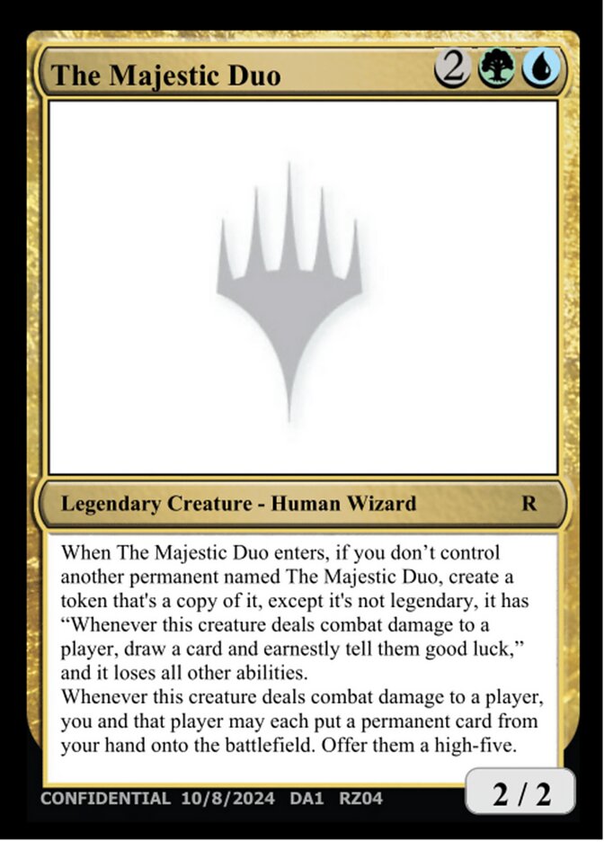 The Majestic Duo card front