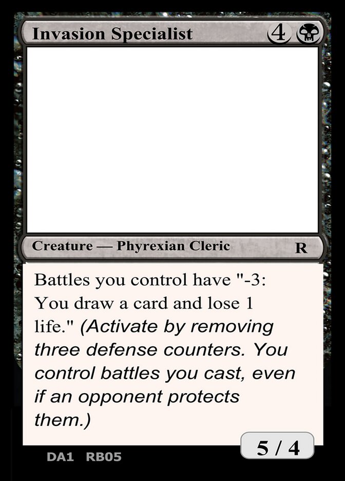 Invasion Specialist card front