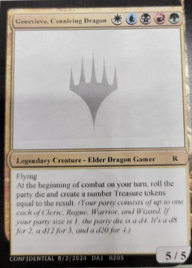 Genevieve, Conniving Dragon card front
