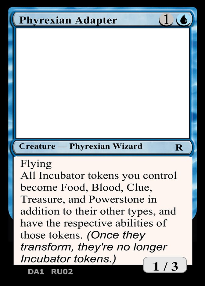 Phyrexian Adapter card front