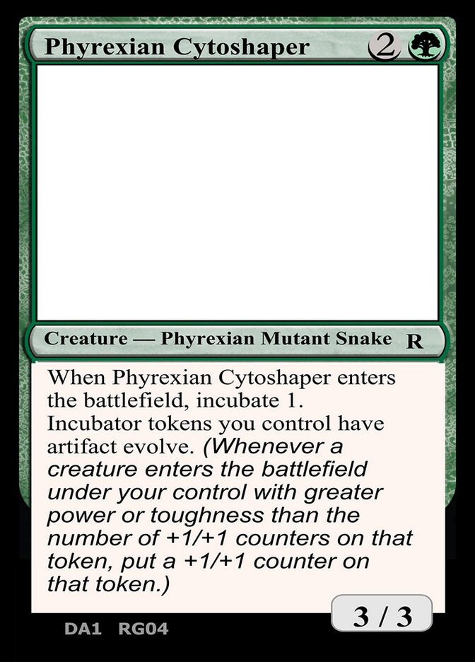 Phyrexian Cytoshaper card front