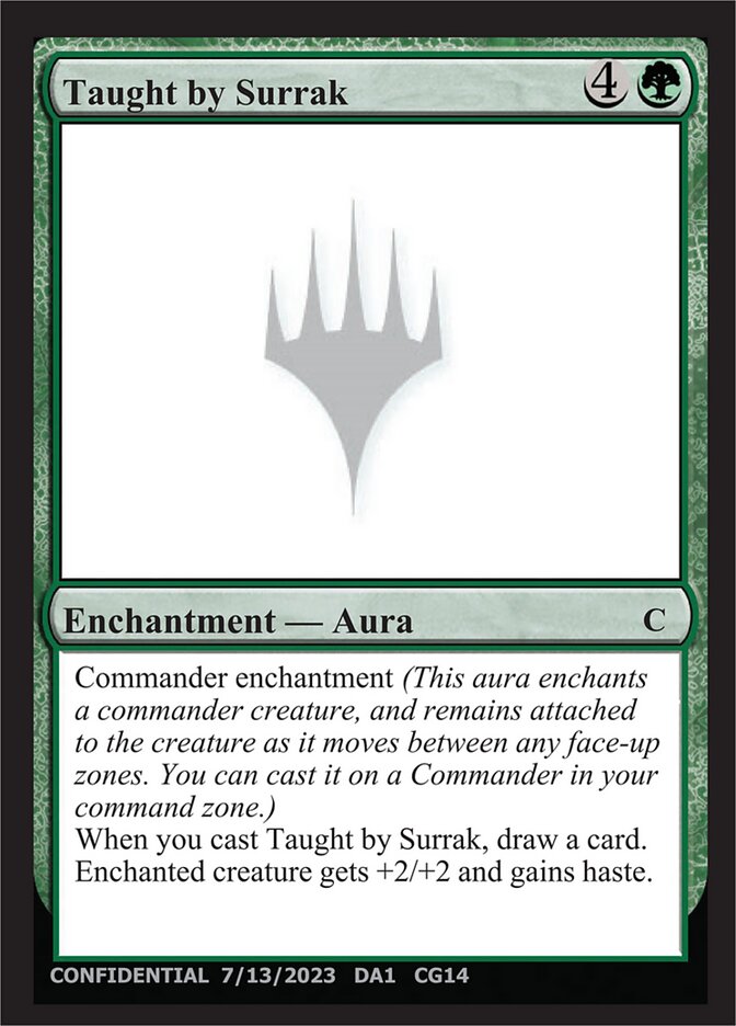 Taught by Surrak card front