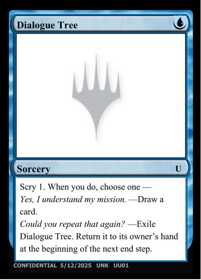 Dialogue Tree card front