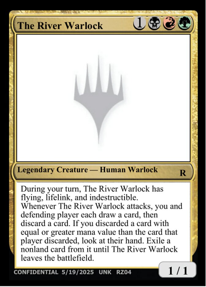 The River Warlock card front