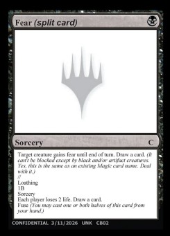 Fear (split card) // Loathing