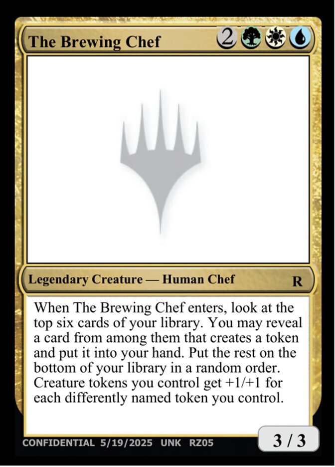 The Brewing Chef card front