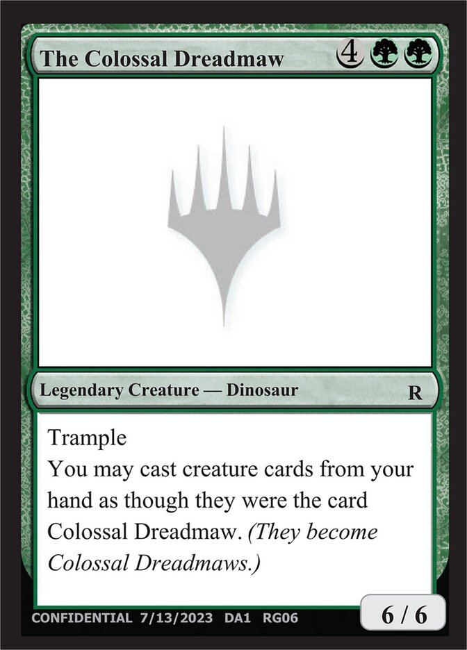 The Colossal Dreadmaw card front