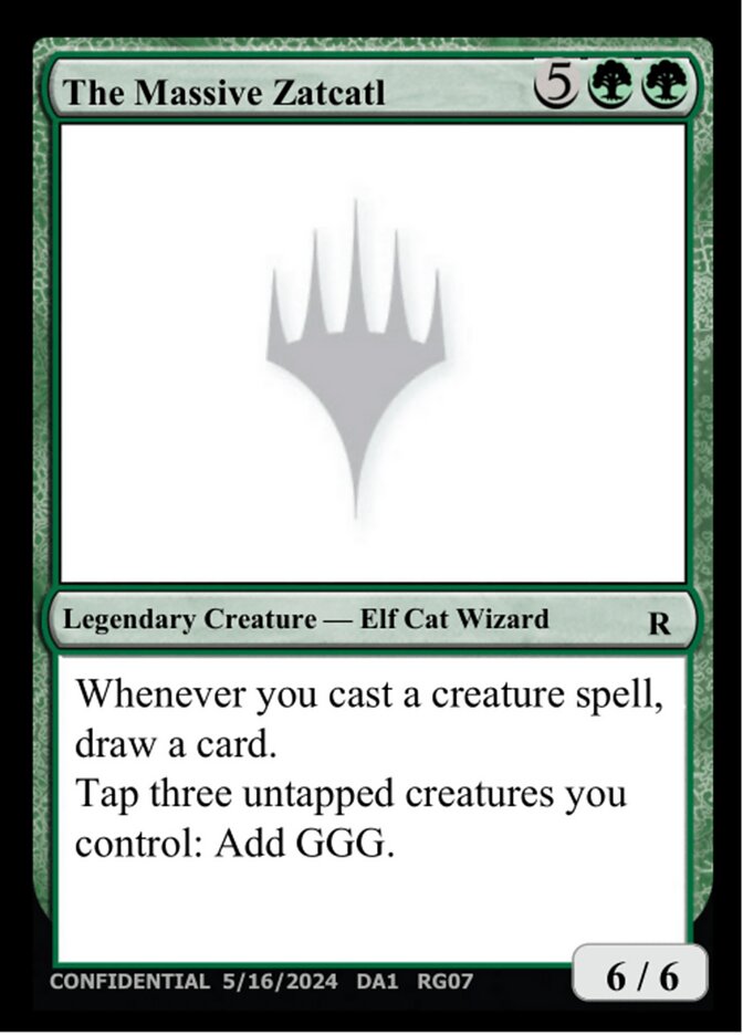 The Massive Zatcatl card front