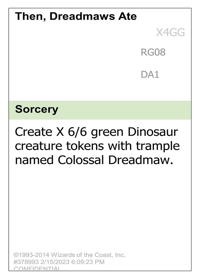 Then, Dreadmaws Ate Everyone card front