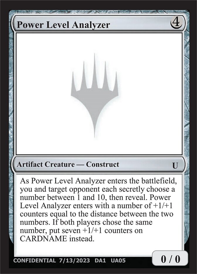Power Level Analyzer card front