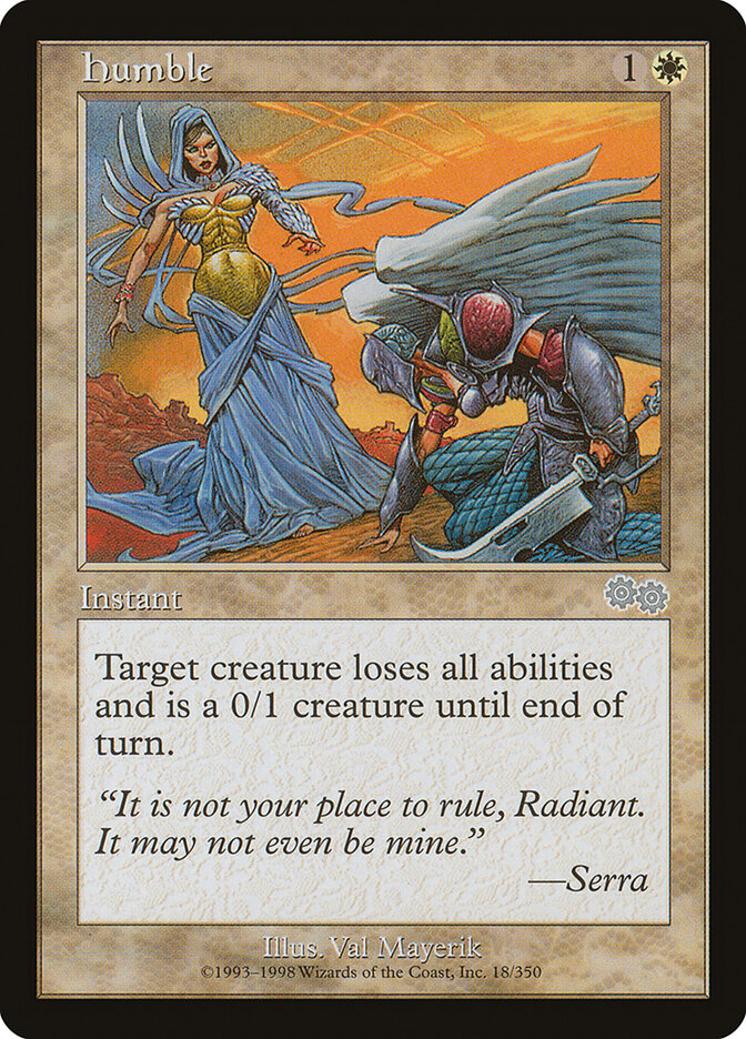 Humble card front