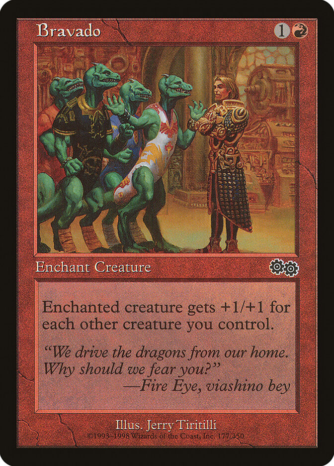 Bravado card front