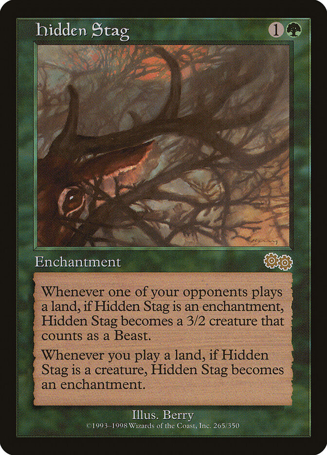 Hidden Stag card front