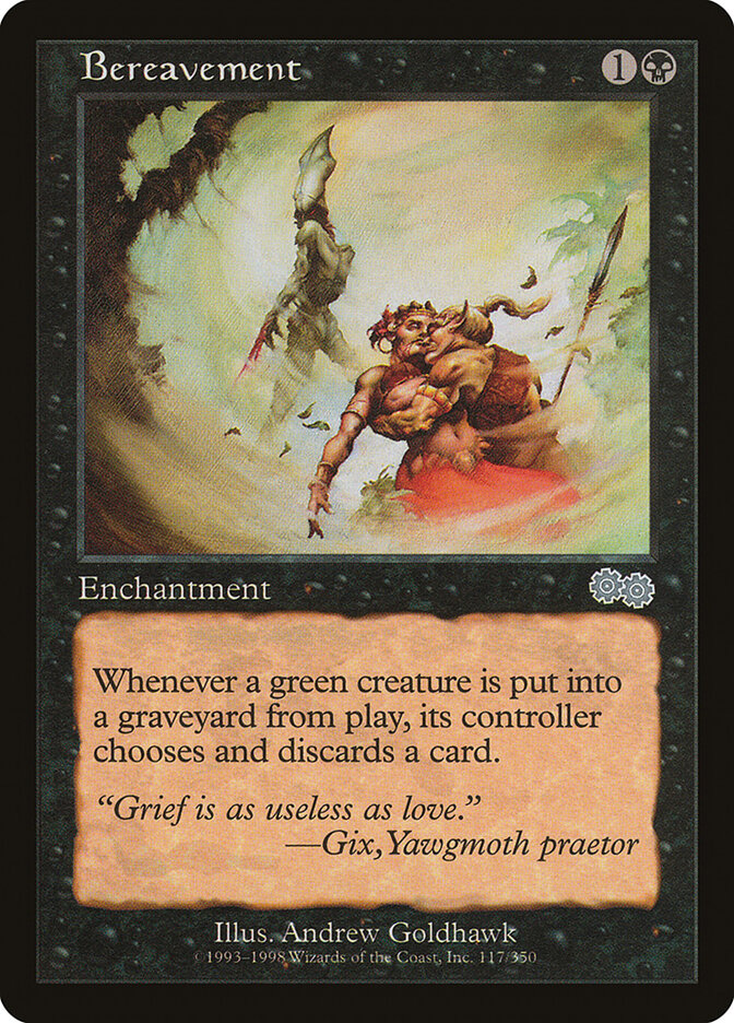 Bereavement card front