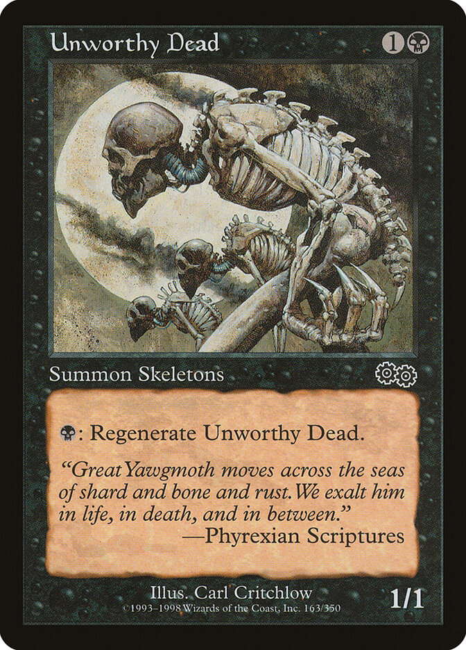 Unworthy Dead card front