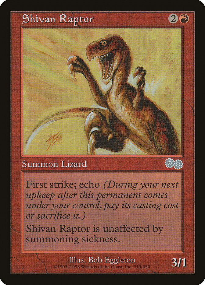 Shivan Raptor card front
