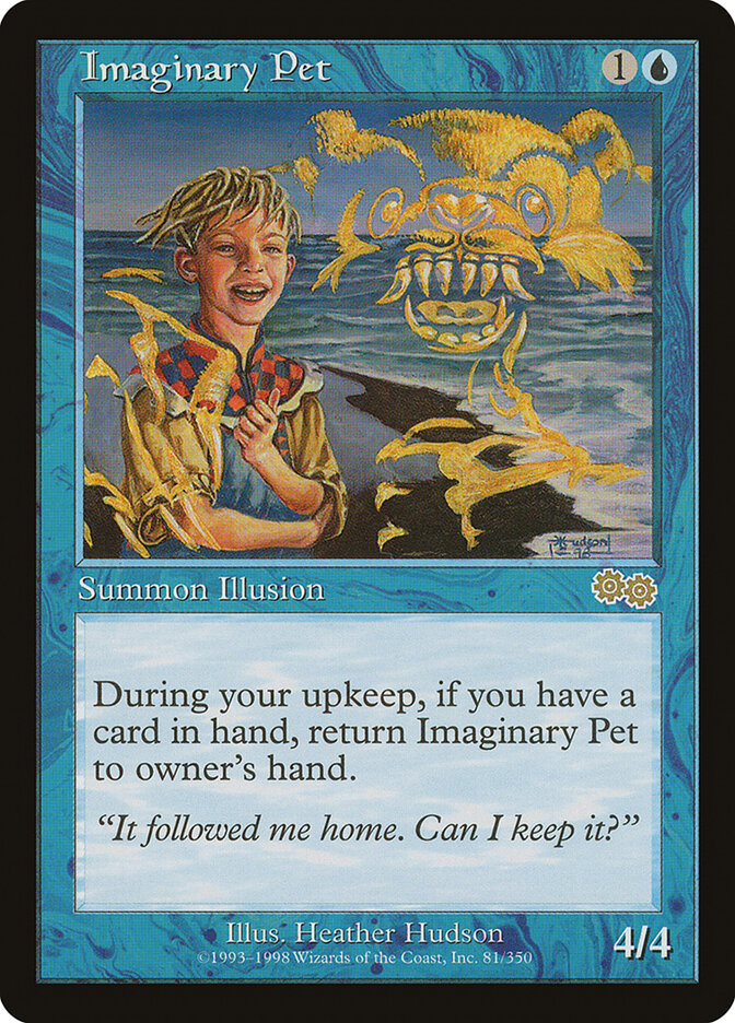 Imaginary Pet card front