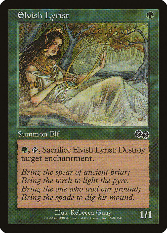 Elvish Lyrist card front