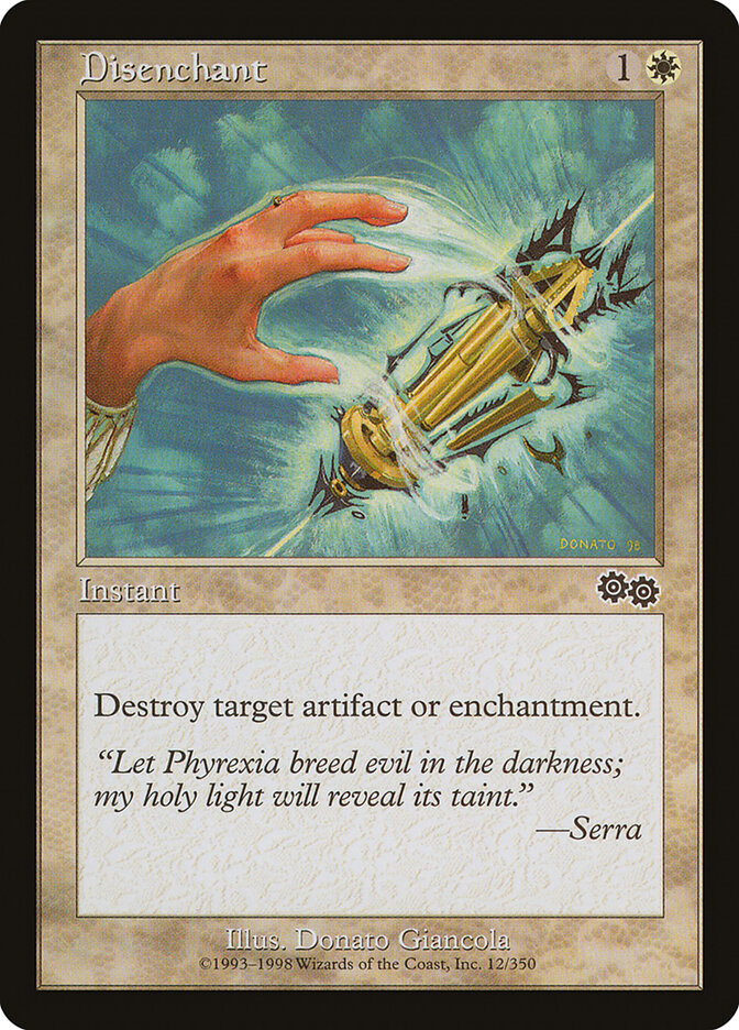 Disenchant card front