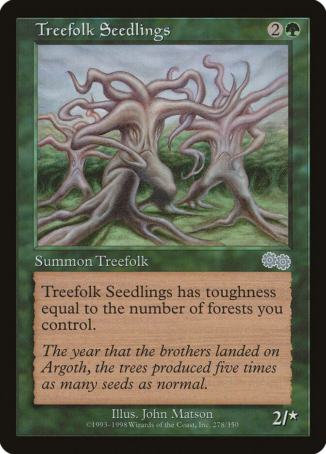 Treefolk Seedlings card front