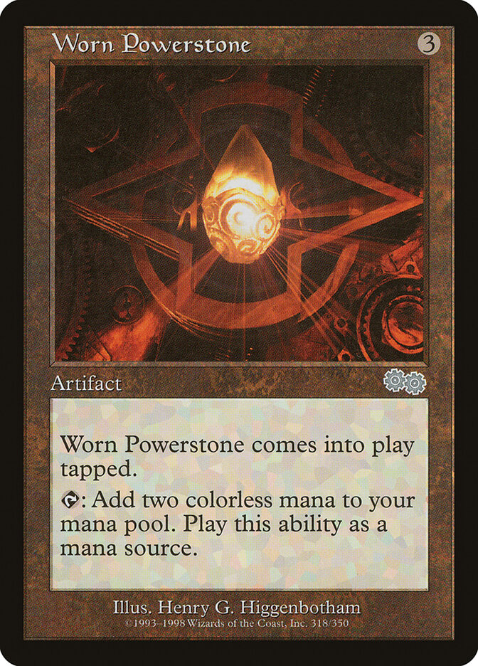 Worn Powerstone card front
