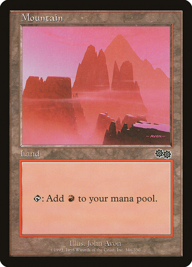 Mountain card front