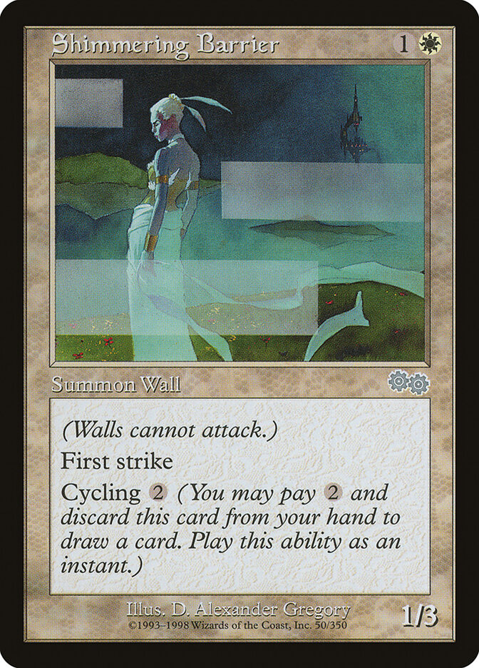 Shimmering Barrier card front