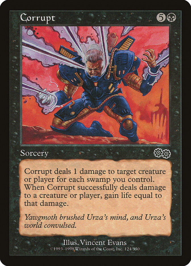 Corrupt card front