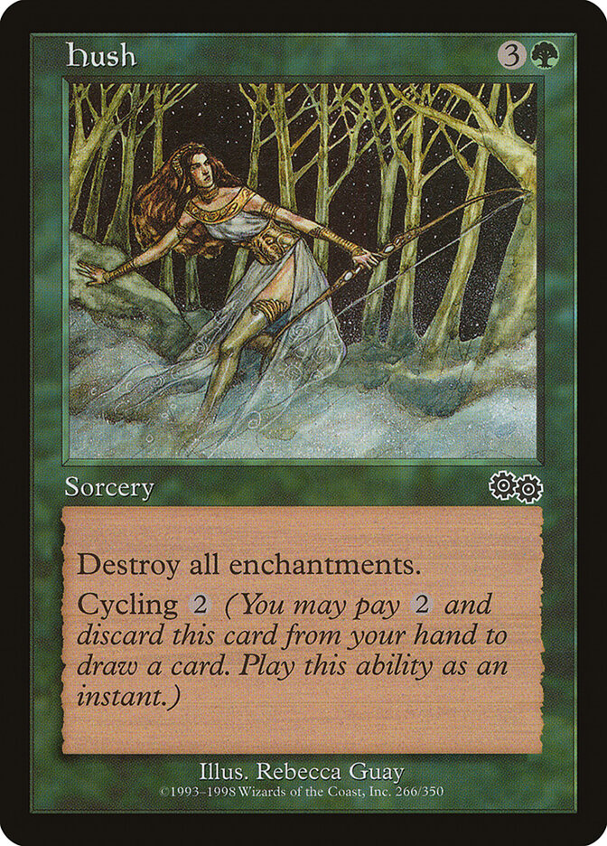 Hush card front