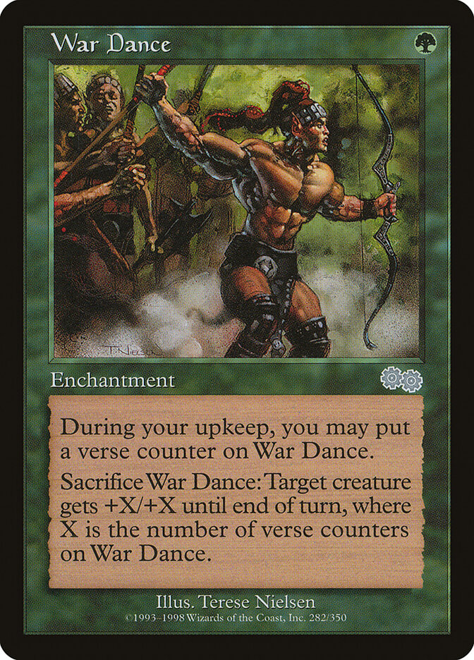 War Dance card front