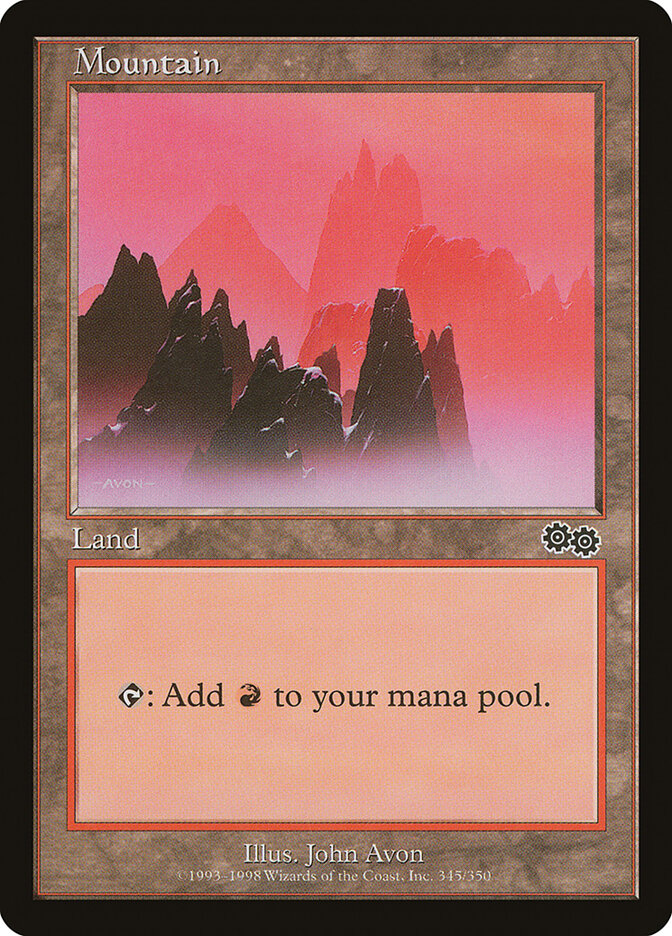 Mountain card front