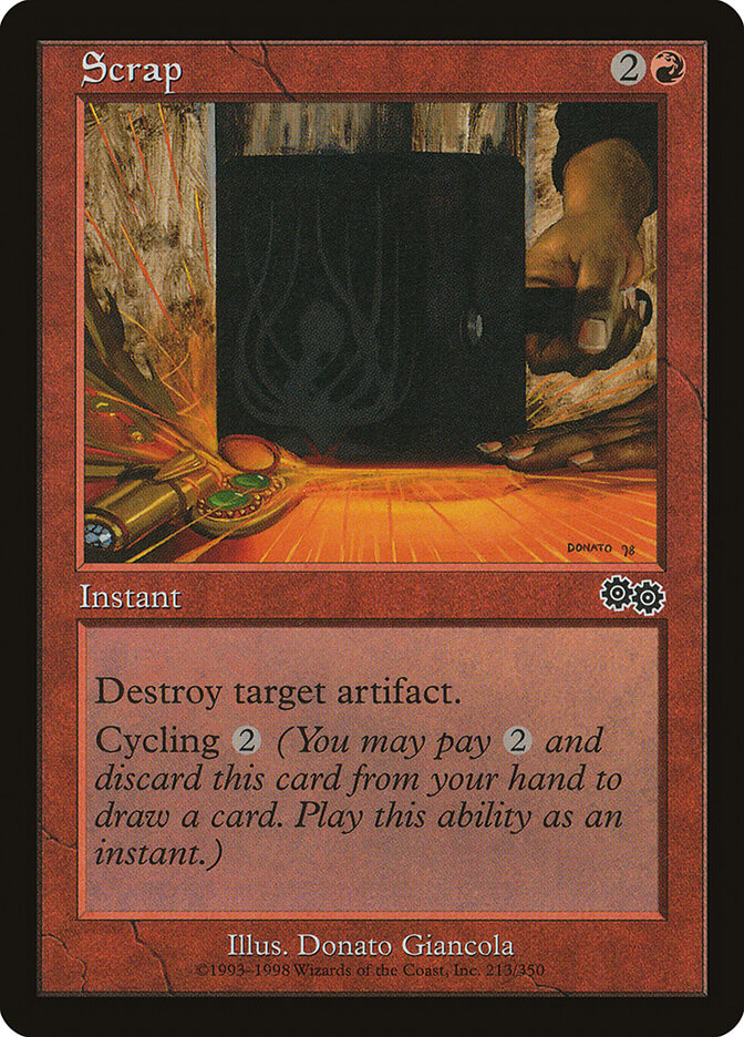 Scrap card front