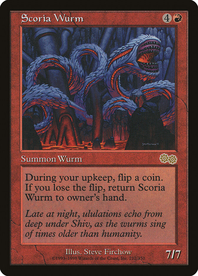 Scoria Wurm card front