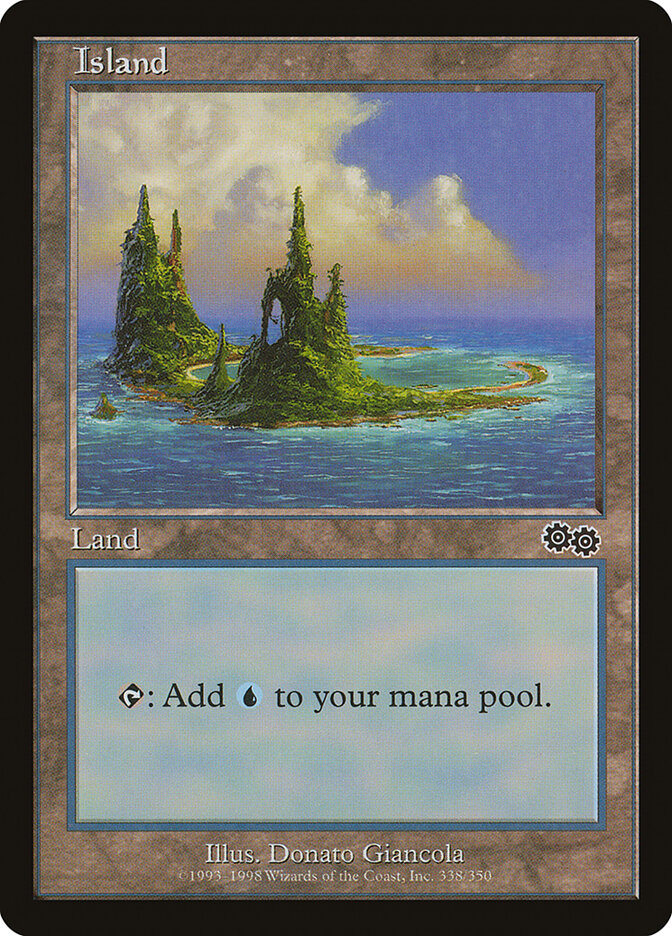Island card front