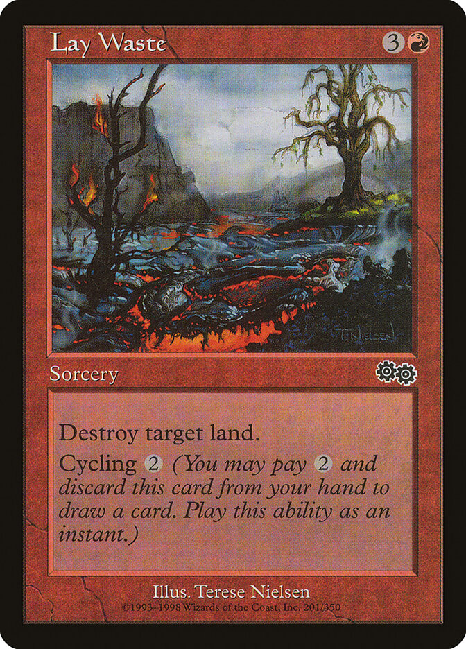 Lay Waste card front