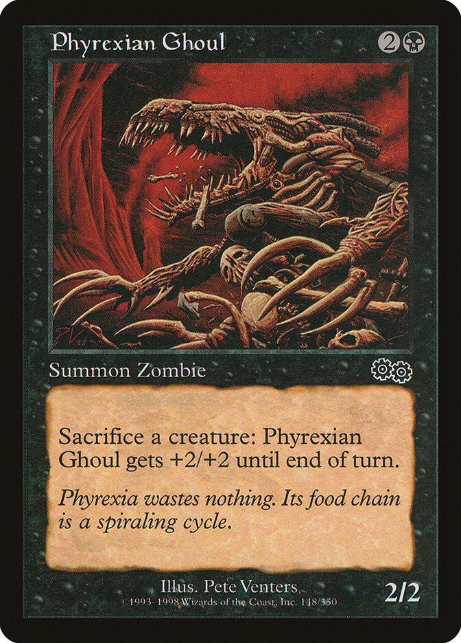 Phyrexian Ghoul card front