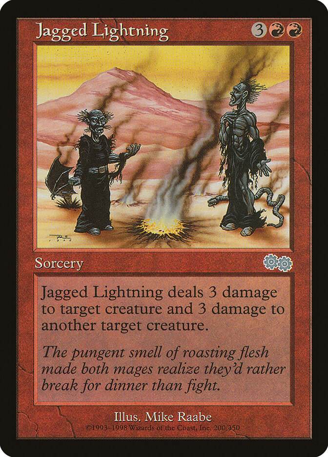 Jagged Lightning card front
