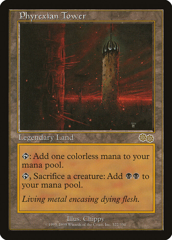 Phyrexian Tower card front