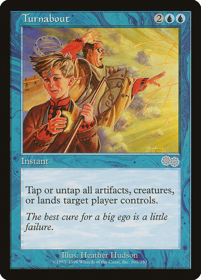 Turnabout card front