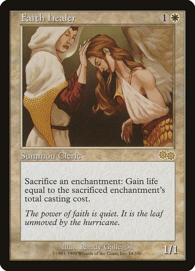 Faith Healer card front